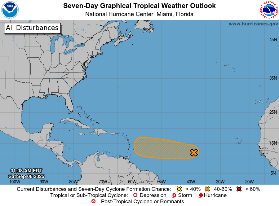 NOAA Tropical Outlook